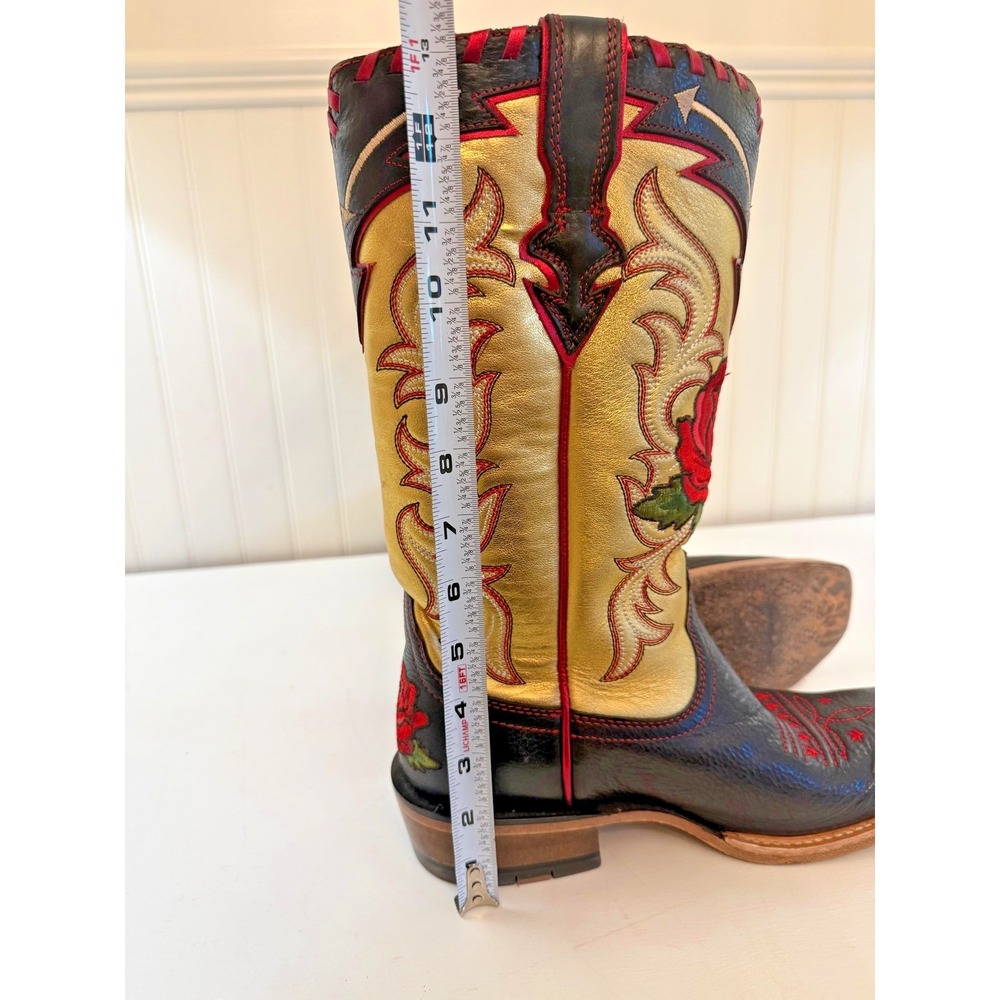 ARIAT Rodeo Quincy Collection Women's 8 B ROSE Cowgirl Western Boots Embroidery - Picture 8 of 8
